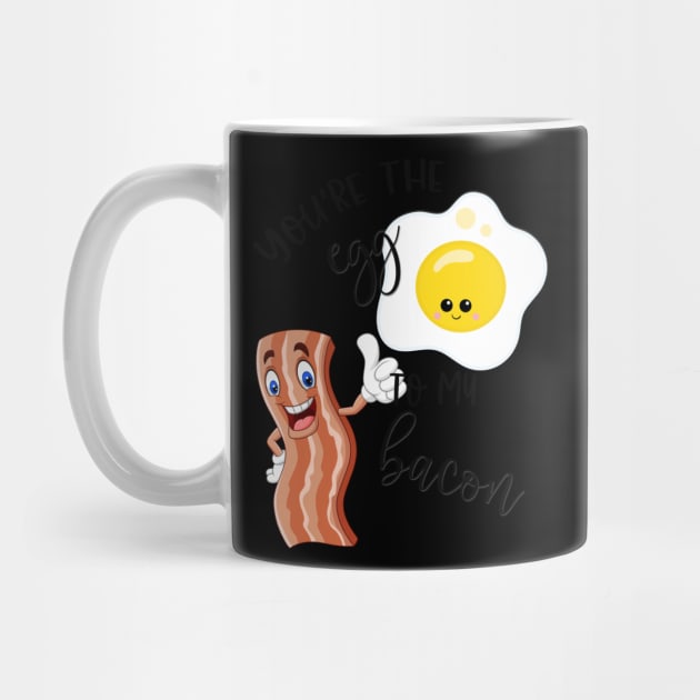 Food Pun You're The Egg to My Bacon by StacysCellar